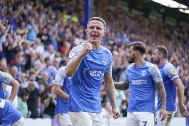 Colby Bishop missed Pompey's pre-season encounter with Bognor through an ankle injury. Picture: Jason Brown/ProSportsImages