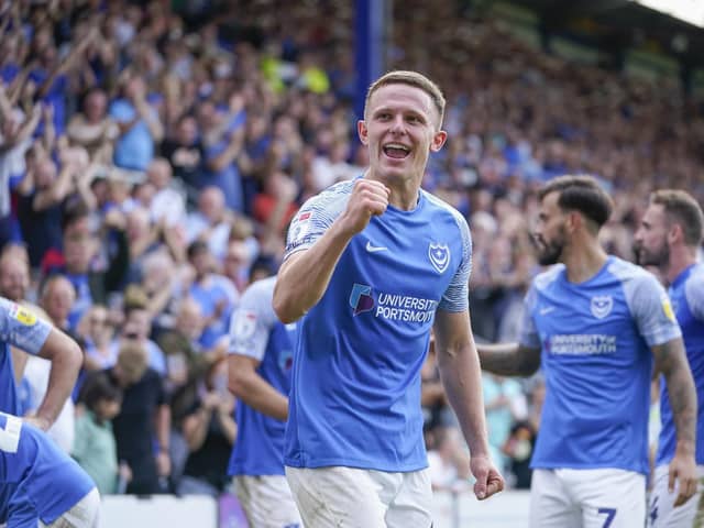 Colby Bishop missed Pompey's pre-season encounter with Bognor through an ankle injury. Picture: Jason Brown/ProSportsImages