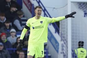 New Pompey goalkeeper Matt Macey kept a clean sheet on his debut against Exeter on Saturday