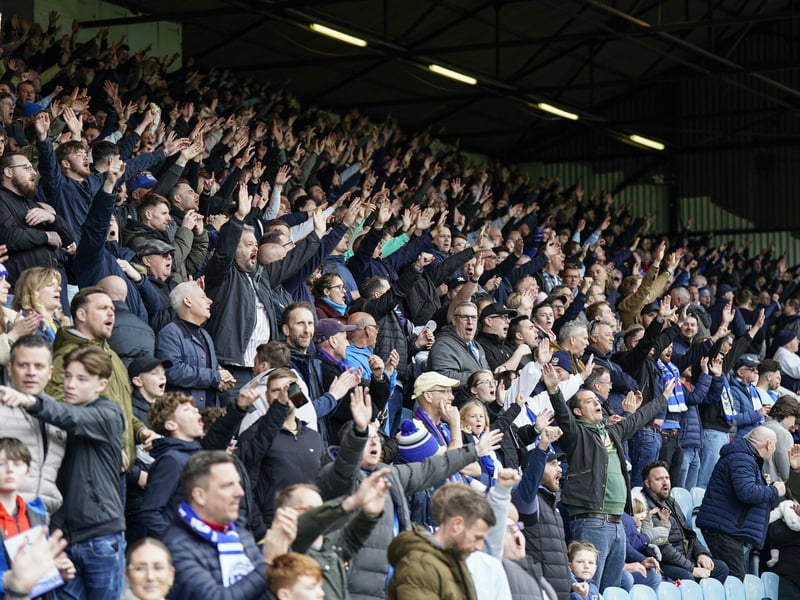 4,019 Pompey fans enjoyed the Blues' 1-0 win at Peterborough