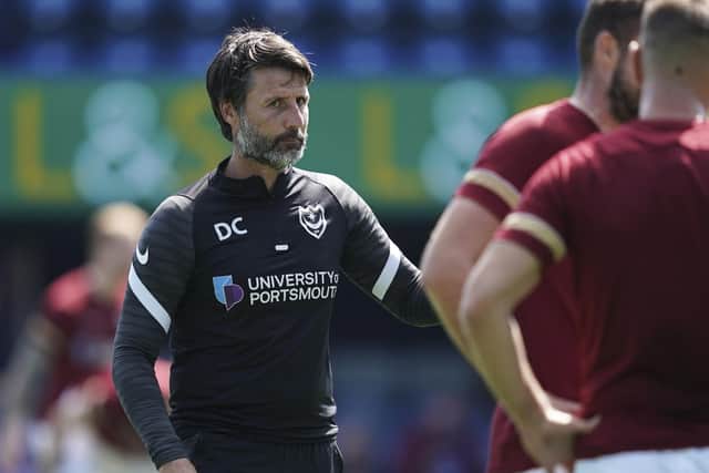 Pompey boss Danny Cowley is still on the lookout for new additions.  Picture: Jason Brown