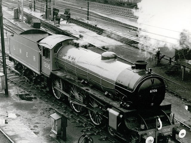 The Mayflower loco in LNER livery c.1980