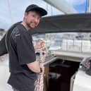 Chris with the Ellen MacArthur Cancer Trust