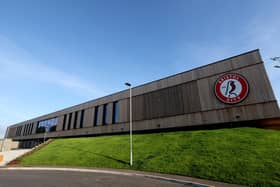 Pompey are back in action today with a behind-closed-doors friendly against Bristol City at the Robins High Performance Centre   Picture: Catherine Ivill/Getty Images