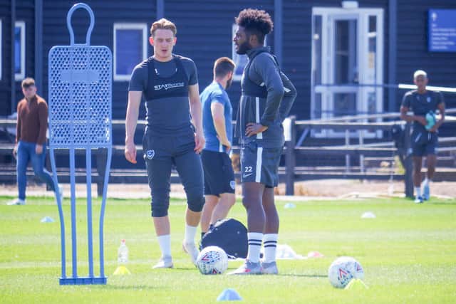 Pompey have this week relocated from their Hilsea training ground to a new destination, which is being kept under wraps. Picture: Habibur Rahman