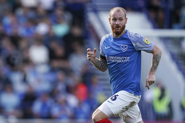 Connor Ogilvie was substituted during Pompey's 1-1 draw with Fleetwood last Saturday