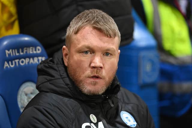 Former Peterborough and Hull boss Grant McCann is the new favourite among the bookies for the vacant head coach role at Pompey   Picture: Michael Regan/Getty Images
