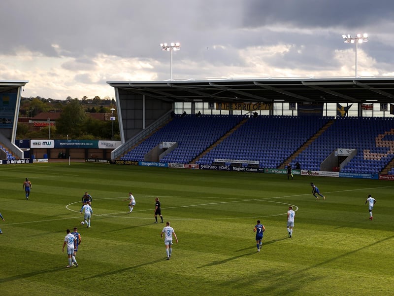 Shrewsbury have welcomed an average attendance of 6,292 so far this season.