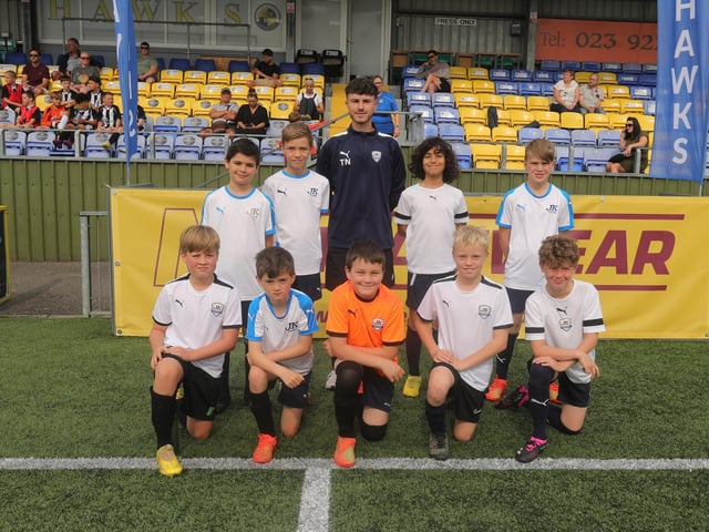 JK Academy Blue U11s at the Havant and Waterlooville Summer Tournament. Picture: Dave Haines