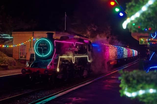 Prepare to be dazzled at The Watercress Line’s stunning Steam Illuminations