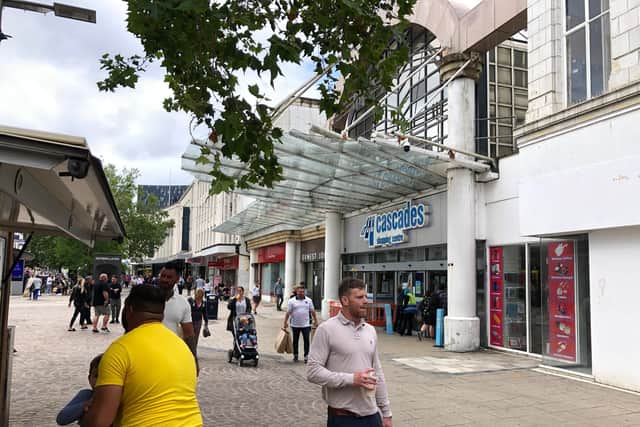 Crowds gathered along Commercial Road for the weekend of non-essential shops being open since the national lockdown. Picture: Richard Lemmer