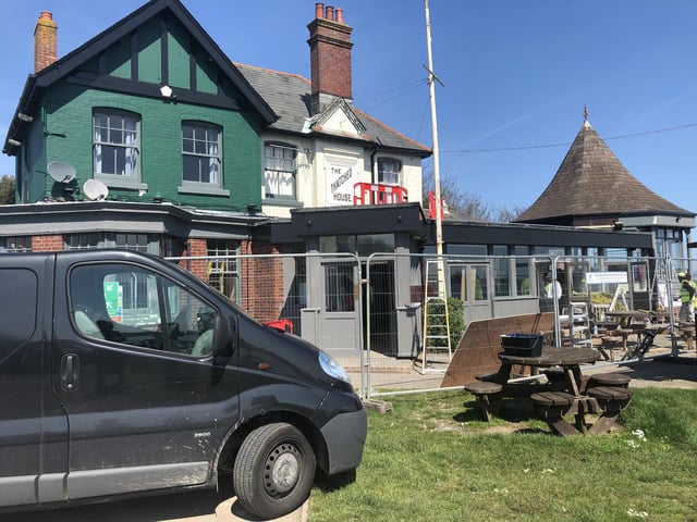 Thatched House in Milton has a lovely beer garden.