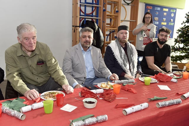 Beacon View Primary Academy in Paulsgrove held their annual community Christmas lunch on Friday, December 22.

Picture: Sarah Standing (221223-4040)