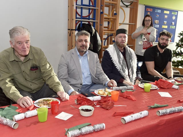 Beacon View Primary Academy in Paulsgrove held their annual community Christmas lunch on Friday, December 22.Picture: Sarah Standing (221223-4040)