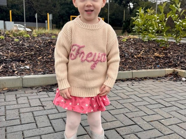 Freya today - nearly 3 years old.