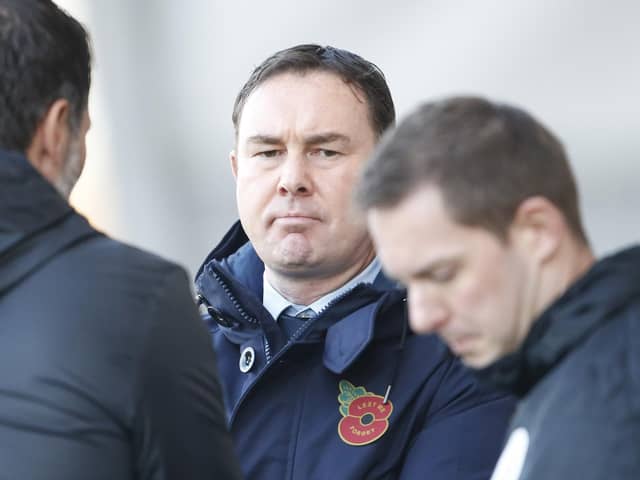 Derek Adams insists it is a 'travesty' after Morecambe were unable to beat Pompey on Saturday.