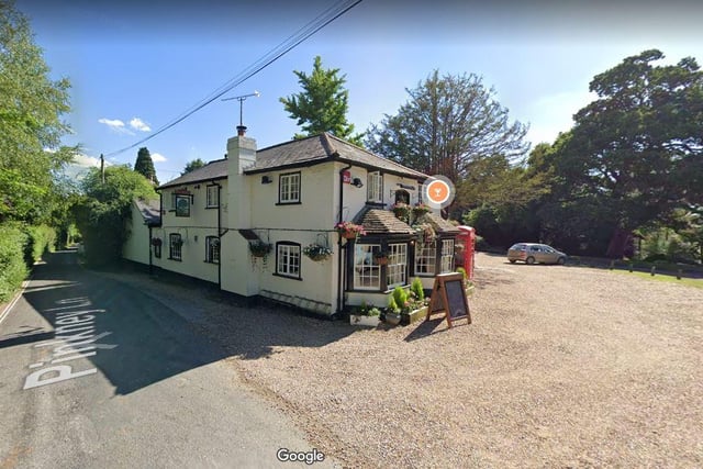 This pub can be found in Bank. Signposted just off A35 SW of Lyndhurst; SO43 7FD. The guide says: ‘Busy New Forest pub with friendly, efficient staff, popular food
and interesting décor.’