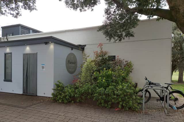The area of the Parade Tea Rooms in Southsea that could be extended