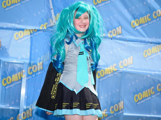 Pictured is: The Children's best dressed Comic Con character competition. Picture: Keith Woodland (110521-239)