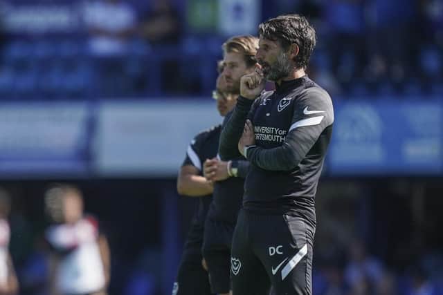 Pompey head coach Danny Cowley