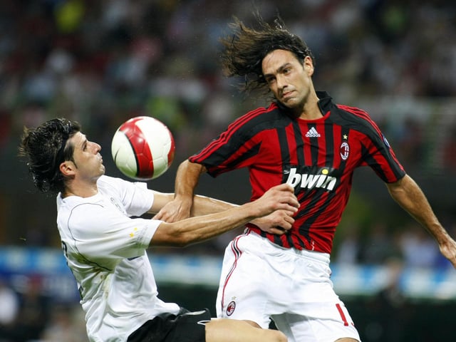 Pompey Pedro says: He loved the atmosphere so much in the Milan game in 2008 that he’s come back for a swansong. The Nesta/Rocha back line is unrivalled.
Picture: DAMIEN MEYER/AFP via Getty Images.