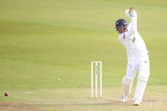 Ian Holland batting during his innings of 65 in the friendly against Sussex at The Ageas Bowl last week. Photo by Warren Little/Getty Images.