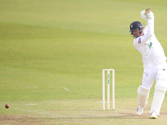 Ian Holland batting during his innings of 65 in the friendly against Sussex at The Ageas Bowl last week. Photo by Warren Little/Getty Images.