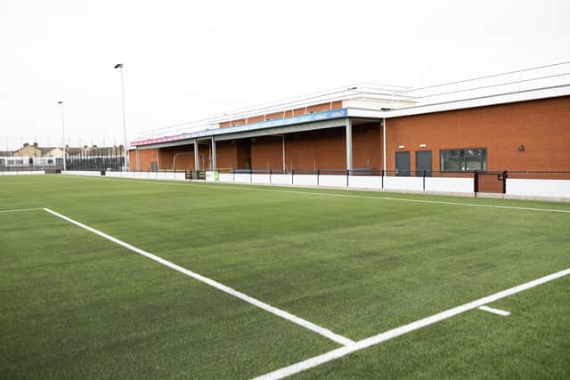 The finishing touches are currently being put to the John Jenkins Stadium, although Pompey Women are now now expected to move in. Picture: Marcin Jedrysiak