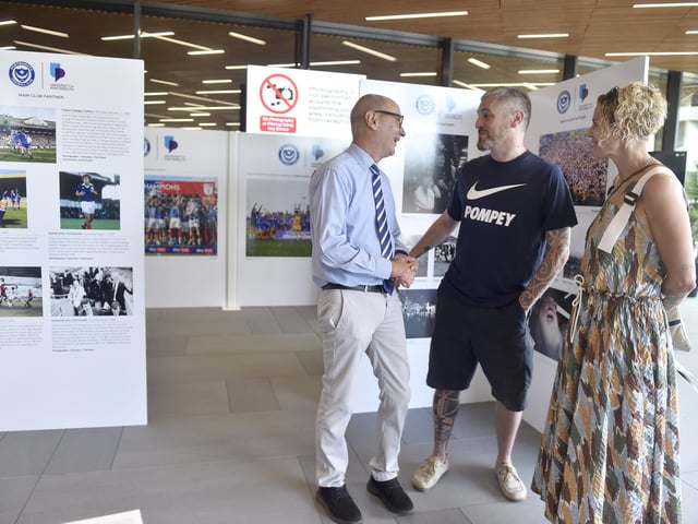 The 125 years celebrating Portsmouth FC in photographs exhibition is on show at Ravelin Sports Centre in Portsmouth and will be on display until Sunday, August 18, 2024.
Picture: Sarah Standing (050824-9002)