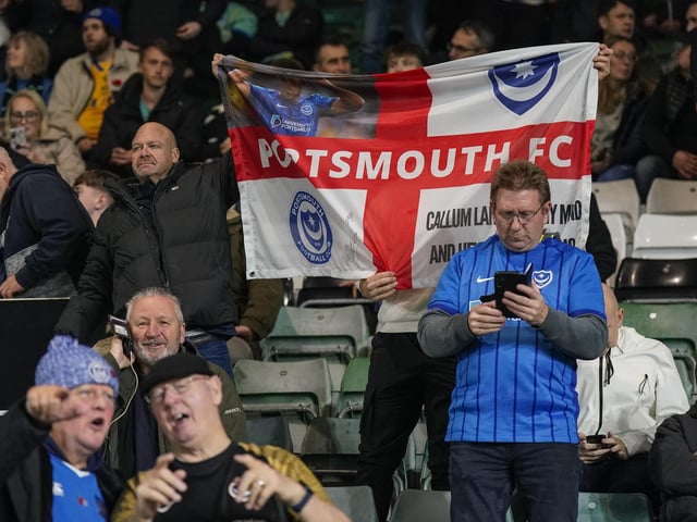 1,143 Pompey fans made the midweek trip to Plymouth Argyle's Home Park.