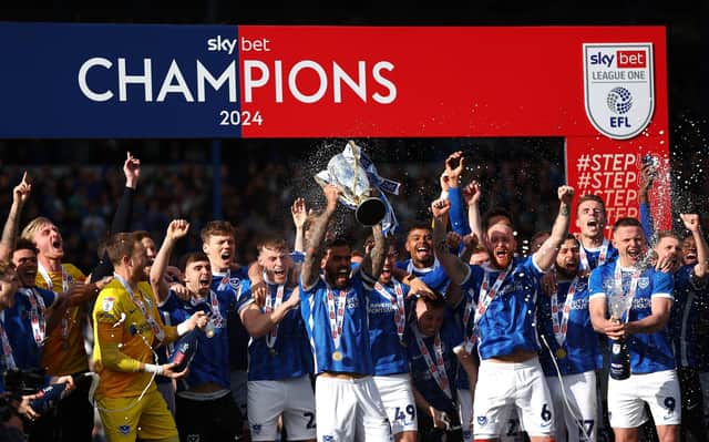 Pompey are League One champions for 2023-24. Picture: Peter Nicholls/Getty