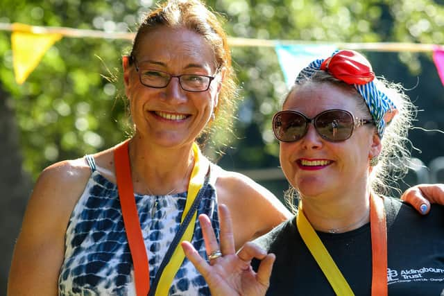 Organisers Lara Kynvin, left, and Sarah Mitas. Picture: Chris Moorhouse