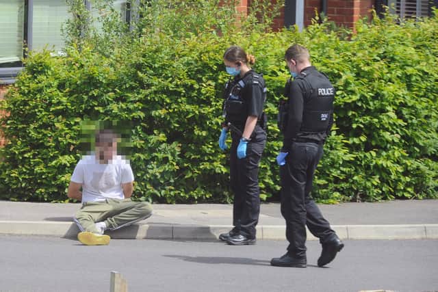 Police made an arrest in Brook Close, Swanmore on Thursday, June 3.