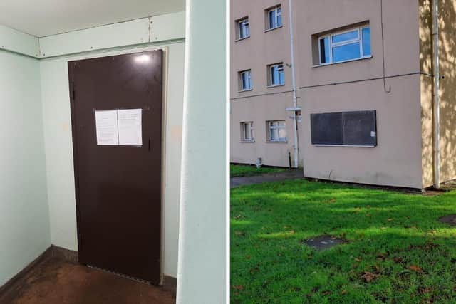 The flat in Burney House, South Street, Gosport, has had its closure order extended. Picture: Gosport Police.