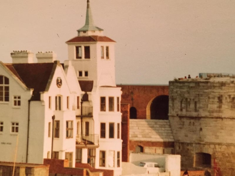 Images from 1960s Portsmouth by Courtney Photographics  Pictured: 1960s Old Portsmouth and such a mixture of architectural, taken by Roger Courtney, from the Isle of Wight Ferry.    Picture: Courtney Photographics