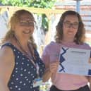 Left to right: Cllr Suzy Horton, Laura McCarthy, Cheryl Head.