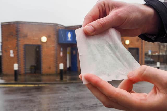 A test was positive for trace amounts at toilets in Derby Road, North End Picture: Habibur Rahman