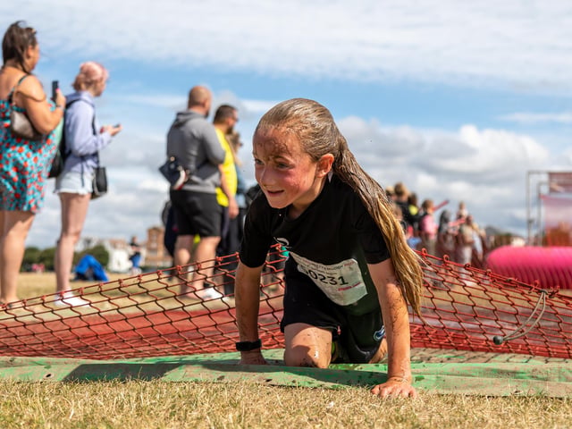 The Pretty Muddy kids race