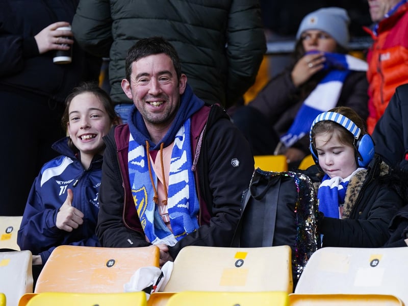 Around 1,800 Pompey fans were in raucous voice in the 1-0 victory at Port Vale.