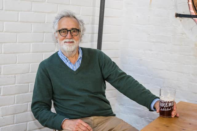 Neil Hitch enjoying a pint at The King Street Tavern. Picture: Mike Cooter (170521)