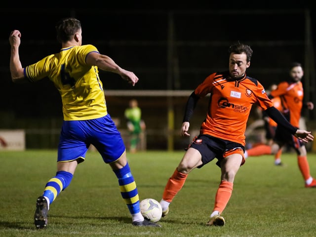Portchester (orange) v Meon Milton. Picture by Nathan Lipsham