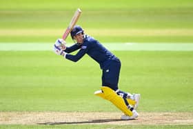Georgia Adams in One Day Cup action last season for Hampshire