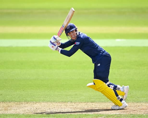 Georgia Adams in One Day Cup action last season for Hampshire
