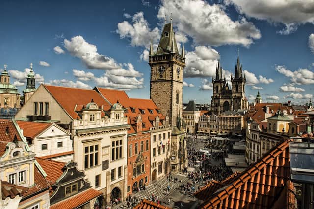 The couple were on a holiday in Prague