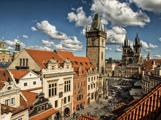 The couple were on a holiday in Prague