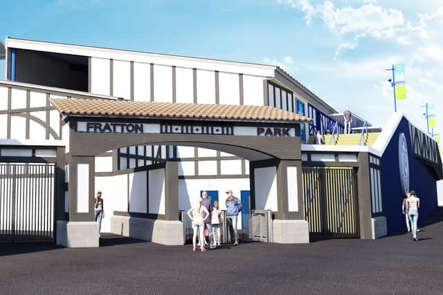 Pompey's blueprint for their Milton End redevelopment. Picture: Portsmouth Football Club