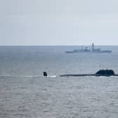 A Russian Severodvinsk-Class submarine, SEVERODVINSK surfaced north west of Bergen, Norway.  It transited down the coast of Norway.

HMS Portland was on the scene when she surfaced, and escorted the submarine before handing over to Norwegian coastguard and NATO units.