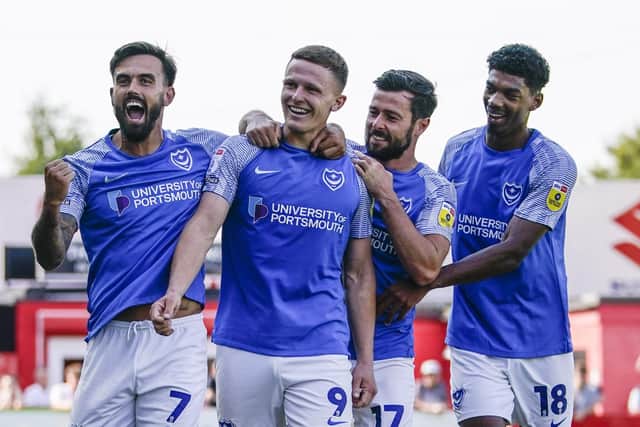 Pompey have been among the goals this season. Picture: Jason Brown