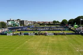 Canoe Lake Leisure courts bathed in sunshine during the Southsea Trophy in 2018. Picture: Neil Marshall