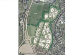 Plans for 375 homes off Newgate Lane - proposed by Miller Homes and Bargate Homes